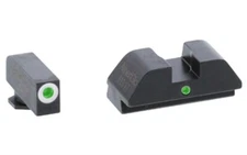 AmeriGlo Tritium I-Dot Green with White Outline Sight Set for Glock 42/43