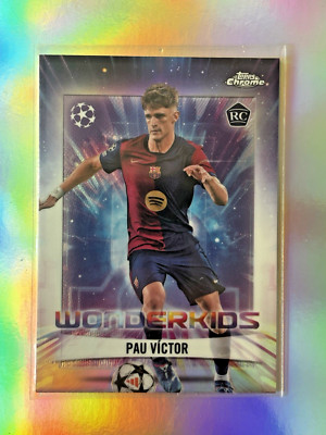 Pau Victor Topps Chrome 24/25 - UEFA Club Competitions Wonderkids WK - 6