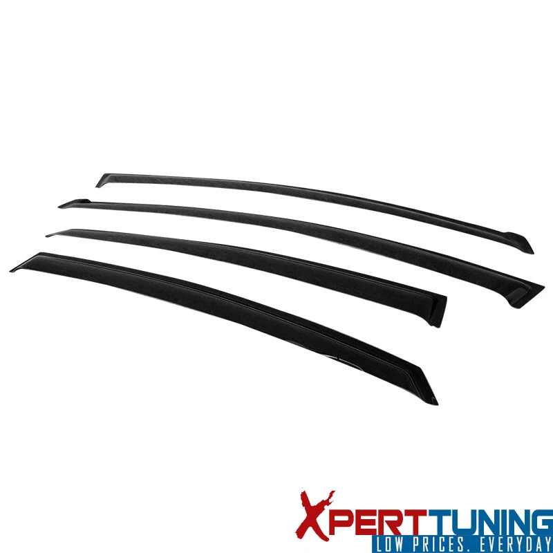 Se adapta a viseras de ventana Hyundai Sonata 11-14 protector de lluvia 4 piezas acrílico Foto 3 de 3