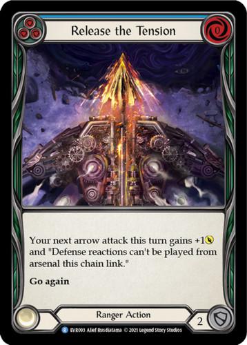 flesh and blood everfest card list Flesh And Blood - Release the Tension (Blue) Everfest Rare Foil