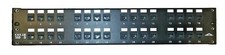 Allen Tel 32 Port CAT5e/568B Patch Panel  AT55HM-3 hinged wall mount  5 cables