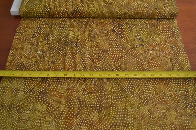 By 1/2 Yd, Golds & Browns Batik Quilt Cotton, Moda/Tidepool Batiks/4316 16, B318