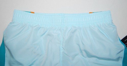 NWT Nike Little Girls Light Teal Blue Lined Dri-Fit Running Sport Shorts sz 4 6 - Picture 2 of 9