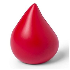 Jouet antistress en forme de goutte d'eau Couleur - Rouge