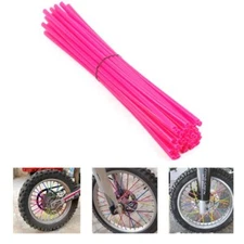 Wheel Rim Spoke Covers Wraps Pink for Honda FMX 650 SLR 650