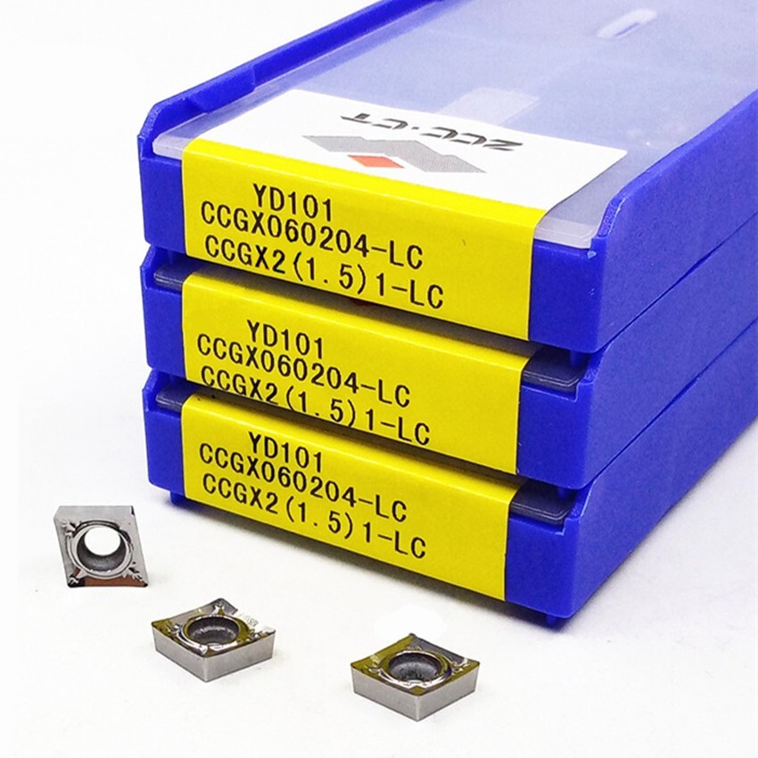 10 x ZCC.CT CCGX060204-LC YD101 / CCGX21.51-LC YD101 CNC