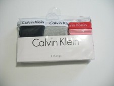 Calvin Klein Carousel Thong Panty 3 Pack Multi QD3587 Sz L - NWT