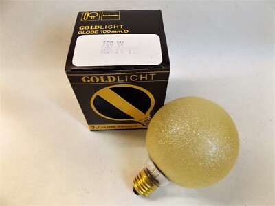 Paulmann Globe G Ø 100 mm Eiskristall Bernstein 100 W E27 Kugellampe NEU Lager