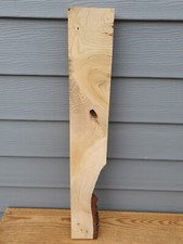 CEO15 English Cedar timber wood live waney edge board 836mmX127/80mmX45mm