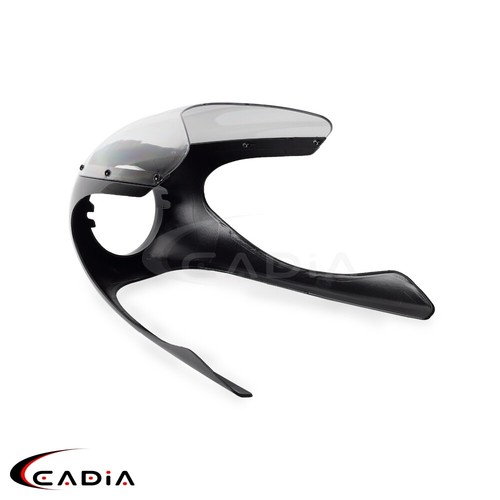 Half Fairing Windshield For BMW Honda Suzuki Thruxton Yamaha Cafe Racer Style - Picture 7 of 12