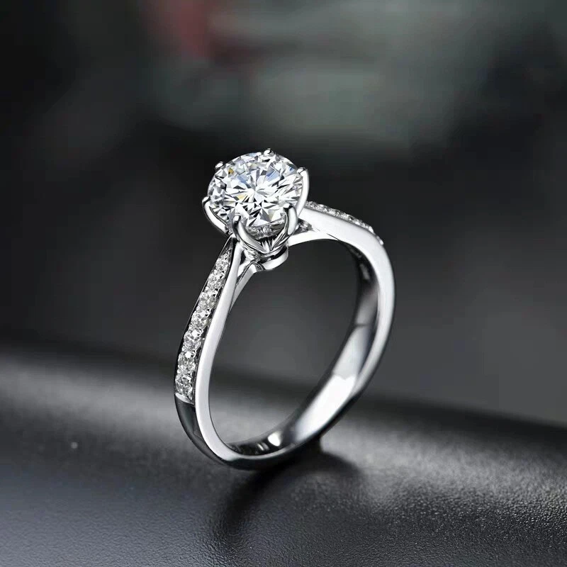 925 Silver Noble Fashion Wedding Party Zircon lady Cute women