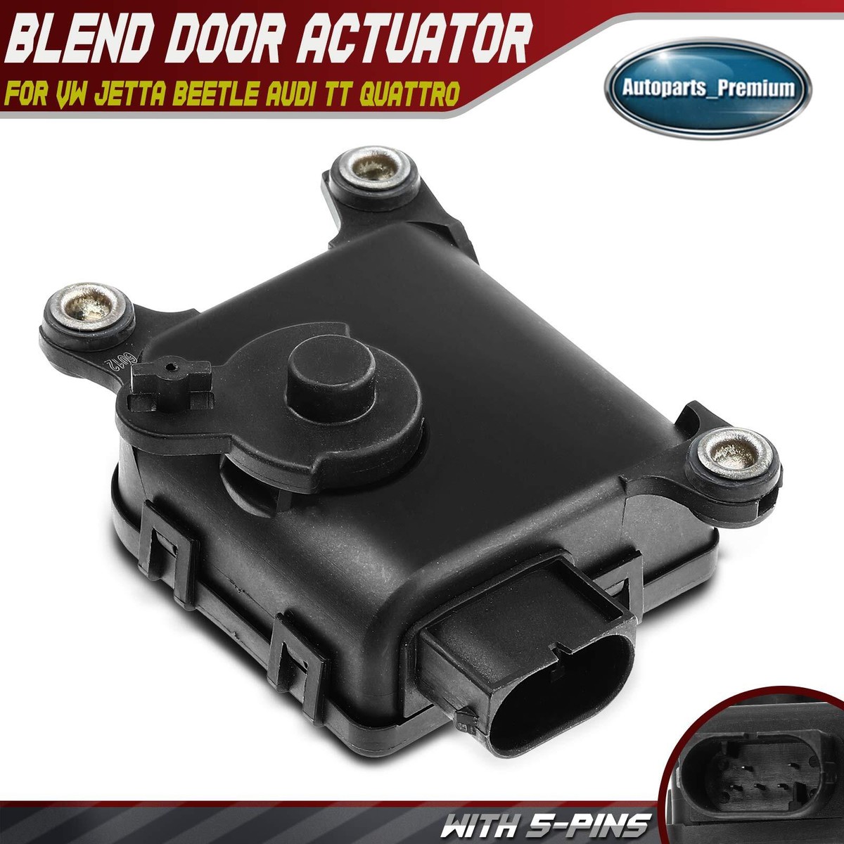 Blend Door Actuator for Volkswagen Jetta Beetle GTI Golf City Audi