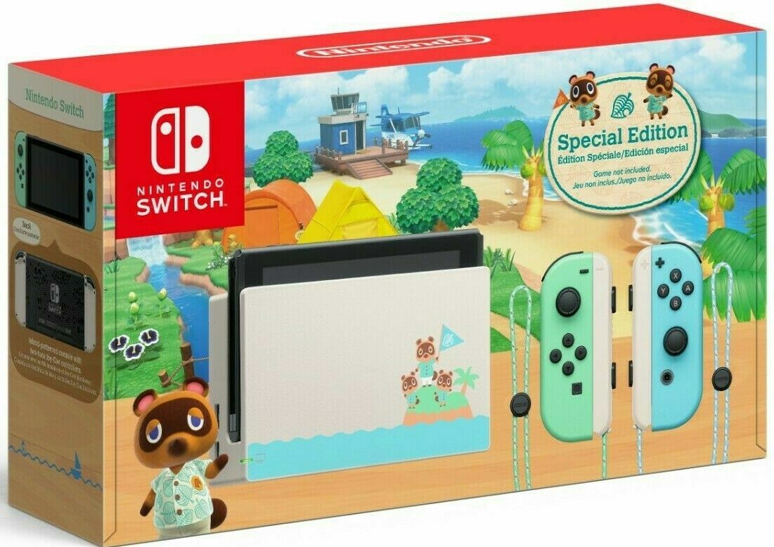 ✓New Nintendo Switch HAC-001(-01) Animal Crossing: New Horizon
