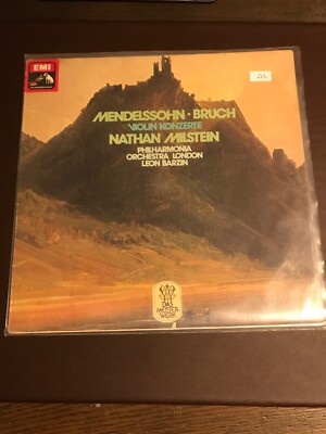 Mendelsohn/Bruch- Violinkonzerte LP Milstein/ Barzin 2371