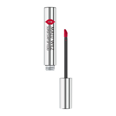 Malu Wilz Super Stay Lip Fluid Nr. 6 (real red) mit  ultra mattem Finish