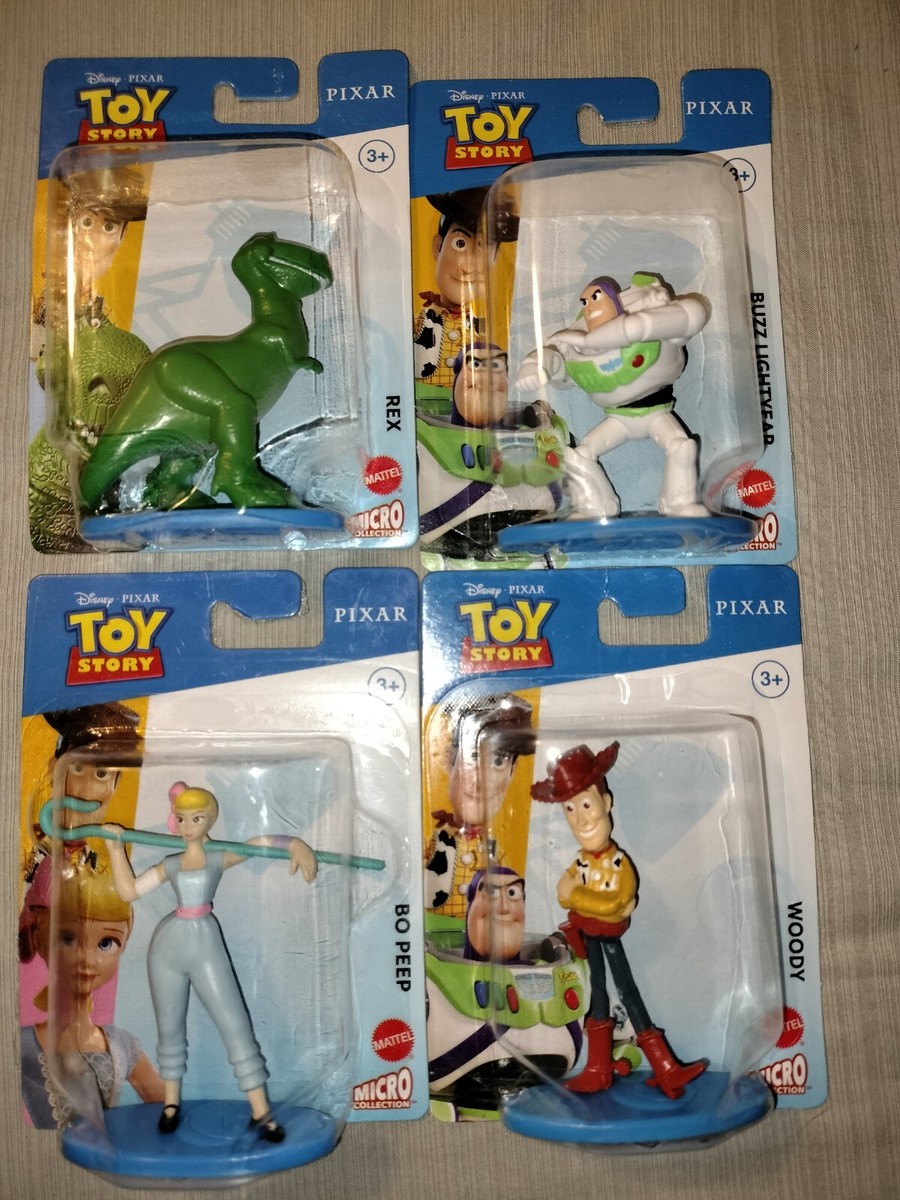 PIXAR レミー ミニフィギュア Disney-Pixar Toy Story~Micro Collection Lot Of 5 Woody/Buzz