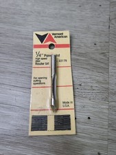Vermont American  22175 1/4" Panel Pilot Bit. High Speed Steel Router Bit