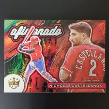 Nicholas Castellanos 2022 Panini Diamond Kings #A-4 Aficionado Insert CIN Gold