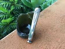 Late 19th Century Plated Silver Custom Tobacco Pipe Tamper