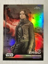 Star Wars Topps Chrome 2024 Card - Silver Refractor - Jyn Erso 119