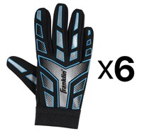 Franklin Sports Youth-junior Receiver-receiving Football Gloves-large (6-pack) on sale Franklin Sports Youth-junior Receiver-receiving Football Gloves-large (6-pack) on sale