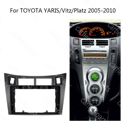9 inch Car Radio Fascia Panel for TOYOTA YARIS Vitz Platz 2008-2011 stereo Frame