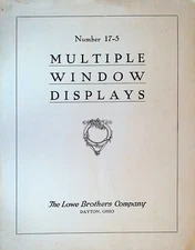 Lowe Brothers Company Multiple Window Displays 17-5 Brochure Dayton Ohio 1930s