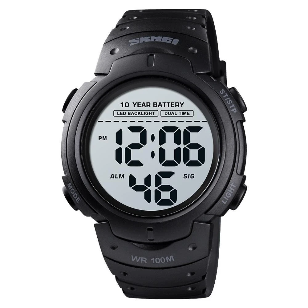 SKMEI Outdoor Sport 100M Waterproof Digital Men Led Light