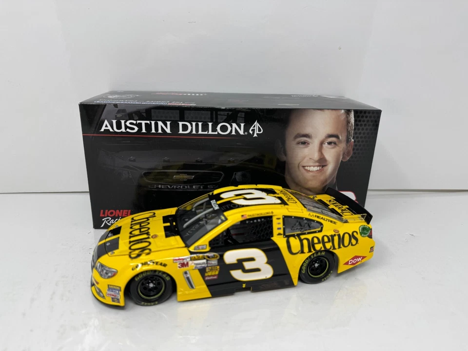 Lionel Nascar #3 Austin Dillon Cheerios Chasis Negro 2014 SS 1:24 Diecast Foto 2 de 4