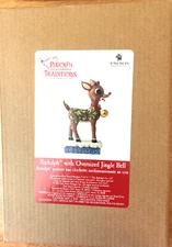 Jim Shore Rudolph Traditions Rudolph Oversized Jingle Bell Figurine 6012716 New