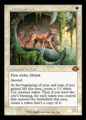 MTG FOIL オセロットの群れ/Ocelot Pride MH3 英語 通常 Foil】(038)《オセロットの群れ/Ocelot Pride》[MH3] 白R | 日本