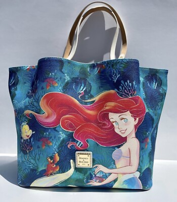 Disney Dooney Bourke The Little Mermaid Ariel Tote Handbag NWT