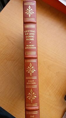 Getting Up And Going Home Robert Anderson 1978 Leather Ltd 1st Edition Franklin