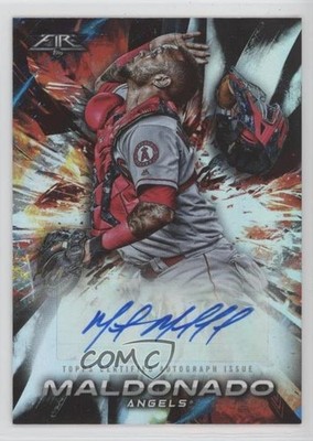 2018 Topps Fire Fire Auto Martin Maldonado #FA-MAM Auto 00gy