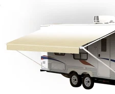 SunWave Premium RV Canopy Awning Fabric Replacement (14', Camel Fade)