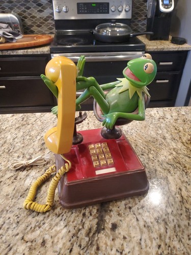 💥  Kermit the Frog Comdial ATC Phone 🐸 The Muppets Jim Henson
