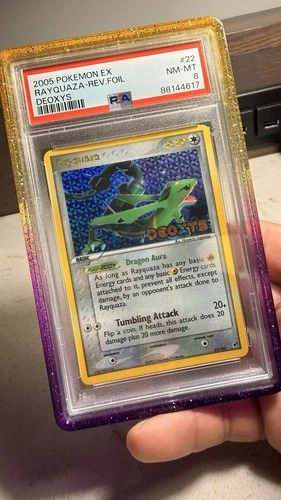 Deoxys Reverse Stamp Rayquaza 22/107 Ex Deoxys PSA 8