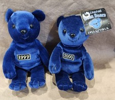 2 Vintage Millennium Bean Bears