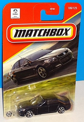 Matchbox 2025 MBX Road Trip #106 Holden VF Commodore SSV Mtflk Black