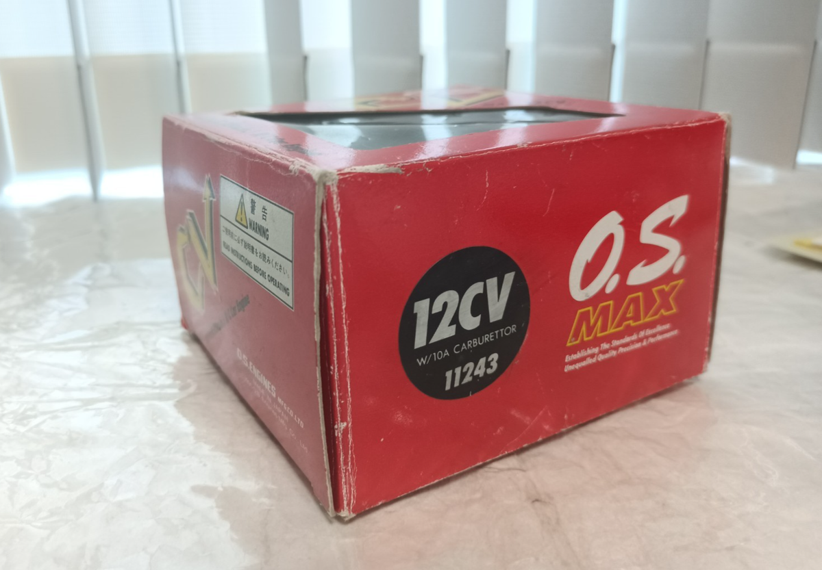 O.S. MAX 12CV Engine OS Radio Control Used Item Red | eBay