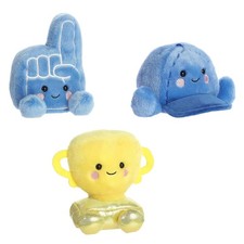 Aurora Plush Palm Pals - SPORTS SET OF 3 Winner Trophy, Ferris Foam Finger 1 