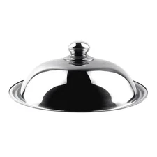 Replacement Pot Pan Lid Stainless Steel Metal Skillet Cover for Home Kitchen