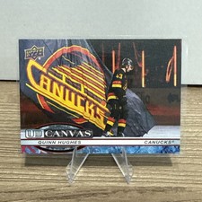 2025-26 Upper Deck Series 2 Quinn Hughes UD Canvas #C-158 Vancouver Canucks