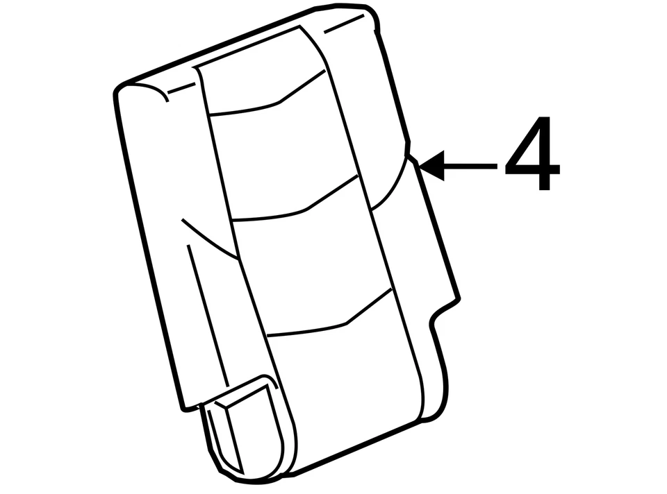 Funda para GMC Yukon XL 2015-2018 ASM R/ASIENTO BK ATMOSP 23450211 - NUEVA OEM Foto 3 de 3