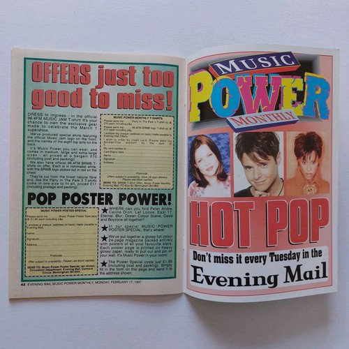 BRMB Music Jam Special RARE Tour Programme 1997 (Spice Girls/Peter Andre/Louise) - Foto 22 di 23