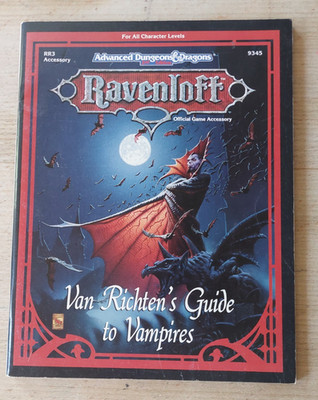 Advanced Dungeons & Dragons 2nd Ed. - Ravenloft: Van Richten's Guide to Vampires