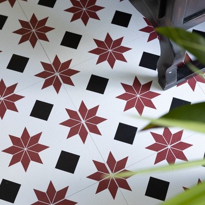 Floor Pops Orion 30,48 cm x 30,48 cm selbstklebende Vinylbodenfliesen