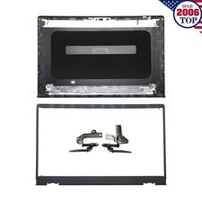 New Dell Inspiron 3510 3511 3515 3520 3525 LCD Back Cover Bezel Hinges Black
