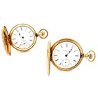 Antique 1900-1910 Elgin 6s 15J Double Hunter Pocket Watches Lot of 2 #WB5323-1 — photo 5