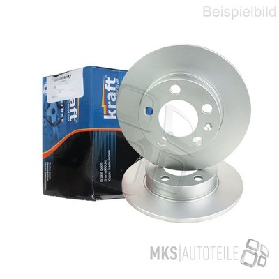 2x KRAFT 6055540 Bremsscheibe hinten für CITROËN PEUGEOT